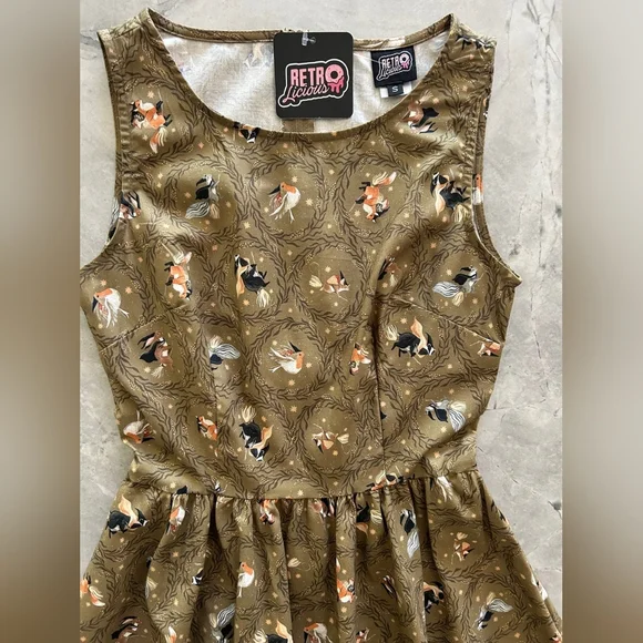 Retrolicious Witchy Forest Critters Dress - Picture 2 of 3